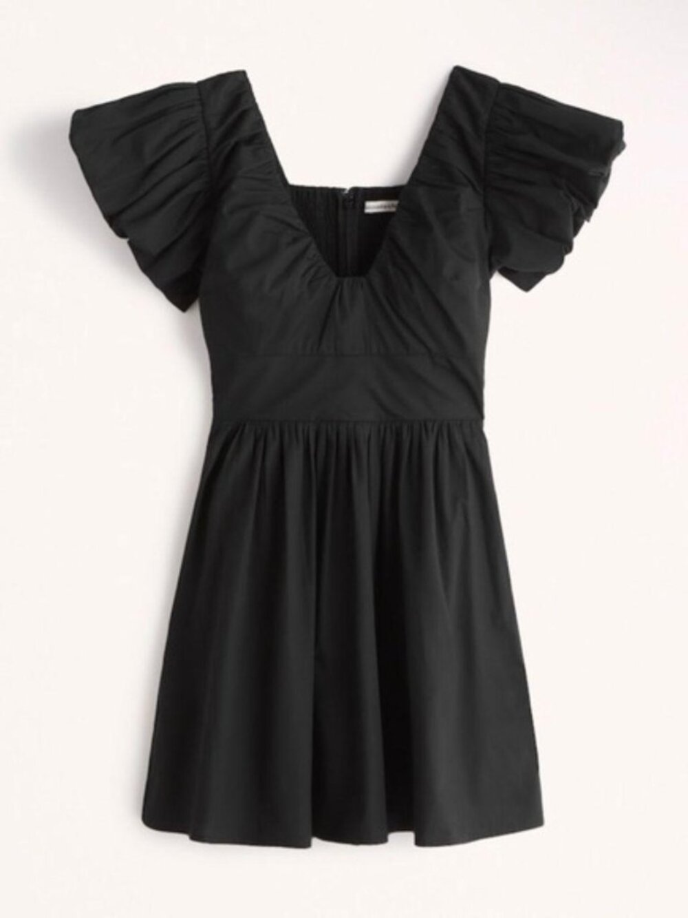 XS Abercrombie & Fitch Women's Puff Sleeve Black Dress